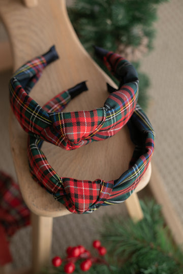Knotted Plaid Crown
