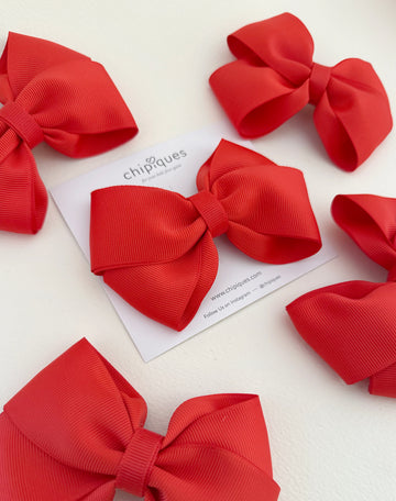 Candy Pink Velvet Ballerina Bow Clip