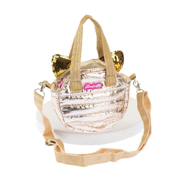 Girabrilla Hologram Sequined Tweed Fabric Luggage Shoulder Bag